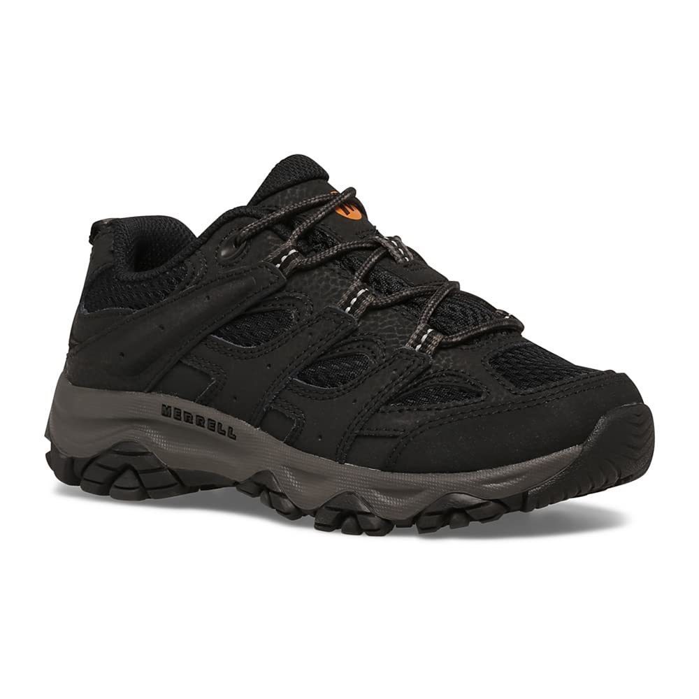 MERRELL MOAB 3 LOW HIKING SHOE, BLACK, 5 WIDE US UNISEX BIG_KID - Picture 3 of 6